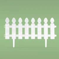 Garden of eden 11473A Virágágyás szegély, kerítés - 50x30 cm - fehér () kép