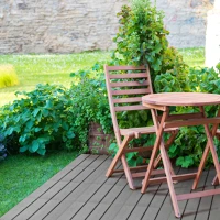 Garden of eden 11544A Wpc padlóburkolat - 4 léces - 30 x 30 cm - szürke, famintás - 11 db / csomag () kép