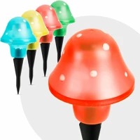 Garden of eden 11704 11704 led-es szolár gombalámpa, színes kép