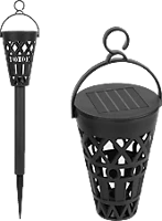 Garden of eden 11726 Leszúrható, akasztható szolár lámpa - melegfehér - 7 x 7 x 35 (+10) cm () kép