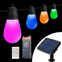 Garden of eden 11746 Smart szolár fényfüzér bluetooth kép