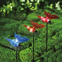 Garden of eden 11772 Leszúrható / függeszthető Pillangó Napelemes Lámpa - 12 x 6 x 21,5 cm kép