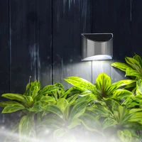 Garden of eden 11783 Szolár lámpa - fali - 10 x 5 x 8 cm - 4 fehér smd led kép