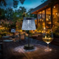 Garden of eden 13005A Hibás! szolár asztali lámpa - átlátszó - hidegfehér led - műanyag kép
