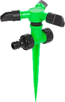 Garden of eden 11345B Garden of eden háromágú köresőztető leszúrótüskével - 360° - állítható szög, műanyag (11345b) kép