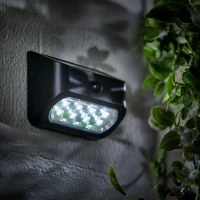 Garden of eden 55282 Mozgásérzékelős szolár lámpa - 14 x 6,5 x 10 cm - 8 x smd led kép