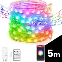 Garden of eden 58382A Usb smart fényfüzér 5 m kép