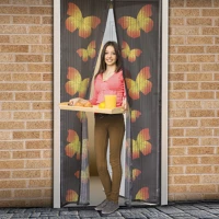 Garden of eden GL11398C Mágneses szúnyogháló ajtóra lepkés 100 x 210cm kép