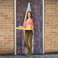 Garden of eden GL11398E Mágneses szúnyogháló ajtóra baglyos 100 x 210cm kép