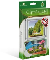 Garden of eden T11611WH Öntapadós szúnyogháló cipzáros nyílással - 130 x 150 cm - fehér () kép