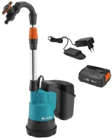 Gardena 14602-20 Akkumulátoros hordóürítő szivattyú 2000/2 18v p4a akkumulátorral kép