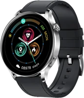 Garett electronics RT FEKETE Férfi okosóra - men elegance rt fekete, bőr kép