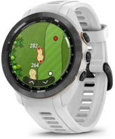 Garmin 010-02746-10 Approach s70 okosóra (42mm) fekete kerámia fehér szilikon szíjjal kép