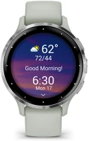 Garmin 010-02785-01 Venu 3s sage, silver frame, silicone band kép