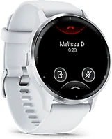Garmin 010-02784-00 Venu 3 sandstone, silver frame, silicone band kép