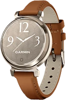 Garmin 010-02839-02 Lily 2 classic bőr szíjas krémarany okosóra kép