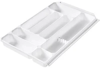 Gastromax COR_KHKE607 Evőeszköztartó, 8 rekesszel, fehér kép