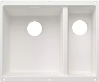 Blanco 527823 subline 340/160-u aláépíthető gránit mosogató balos fehér lefolyó kép