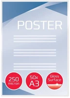 Gbc 3740450 Meleglamináló fólia, 250 mikron, a3, fényes, kép