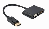 Gembird A-DPM-HDMIFVGAF-01 Displayport kábel 0,1 m fekete kép