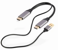Gembird A-HDMIM-DPM-01 Active 4k hdmi male to displayport male adapter cable 2m black kép