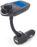 Gembird BTT-01 Gembird 3-in-1 Bluetooth autós kihangosító FM-rádió transmitterrel és USB töltővel (5V/2.1A) kép