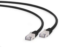 Gembird CAT6A FTP M/M Rj45 cat6a ftp m/m adatkábel 0.25m fekete lszh kép