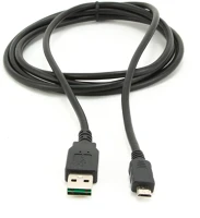 Gembird CC-MUSB2D-1M Usb kábel usb 2.0 usb a micro-usb a fekete kép