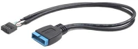 Gembird CC-U3U2-01 Usb 2.0 - usb 3.0 belső adatkábel 0.3m - fekete kép