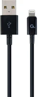 Gembird CC-USB2P-AMLM-1M Usb-a 2.0 -> lightning m/m adatkábel 1m fekete kép