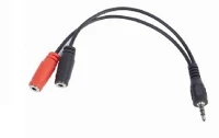Gembird CCA-417 Audio kábel 0,2 m 3.5mm 2 x 3.5mm fekete kép
