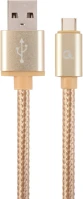 Gembird CCB-MUSB2B-AMCM-6-G Usb2.0 - usb type-c cable 1,8m gold kép