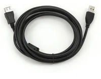 Gembird CCF-USB2-AMAF-10 Usb-a 2.0 - usb-a 2.0 m/f adatkábel 3m fekete premium kép
