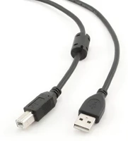 Gembird CCF-USB2-AMBM-15 Usb kábel 4,6 m usb 2.0 usb a usb b fekete kép