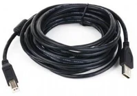 Gembird CCF-USB2-AMBM-6 Usb 2.0 a-b cable with ferrite core 1,8m black kép
