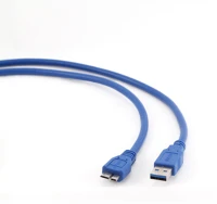 Gembird CCP-MUSB3-AMBM-0.5M Usb3.0 am to microusb bm cable 0,5m blue kép