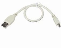 Gembird CCP-USB2-AM5P-1 Usb2.0 a-plug mini cable 0,3m black kép