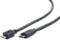 Gembird CCP-USB2-MBMCM-1M Usb type-c -> micro usb 2.0 bm cable 1m black kép