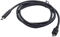 Gembird CCP-USB2-MBMCM-6 Usb-c -> usb-b 2.0 micro m/m adatkábel 1.8m fekete kép