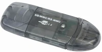 Gembird FD2-SD-1 Usb mini card reader transparent kép