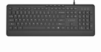 Gembird KB-MCH-05 Kb-mch-05 slim wired multimedia keyboard black us kép