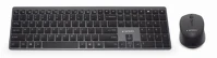 Gembird KBS-ECLIPSE-M500 Backlight pro business slim wireless desktop set black us kép
