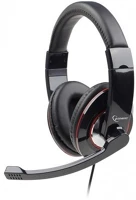 Gembird MHS-U-001 Headset glossy black kép