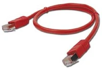 Gembird PP22-1M/R Cat5e f-utp patch cable 1m red kép