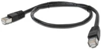 Gembird PP6-1M/BK Cat6 f-utp patch cable 1m black kép