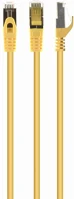 Gembird PP6A-LSZHCU-Y-0.5M Cat6a s-ftp patch cable 0,5m yellow kép