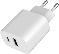 Gembird TA-UC-2AC12-01 2-port universal usb charger a+c 2.4a white kép