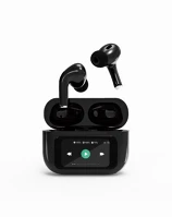 Gembird TWS-LCD-ANC-01-BK Bt tws in-ears with lcd display and active noise cancelling black kép