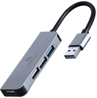 Gembird UHB-U3P1U2P3-01 4-port 1xusb3.1 + 3xusb2.0 aluminium kép