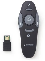 Gembird WP-L-11 Wireless presenter red laser black kép